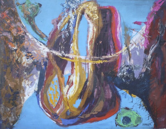 Rolph Scarlett Abstract Fertility Oil Painting
