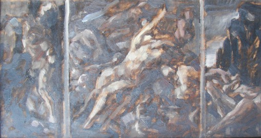 Johann Kluska Dante&#39;s Divine Comedy Oil Painting